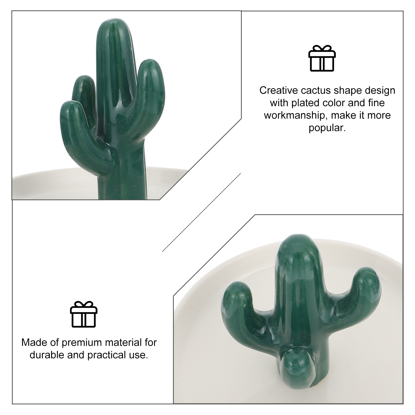Home Bathroom Organizer - قطعة واحدة من طبق المجوهرات الفاخر