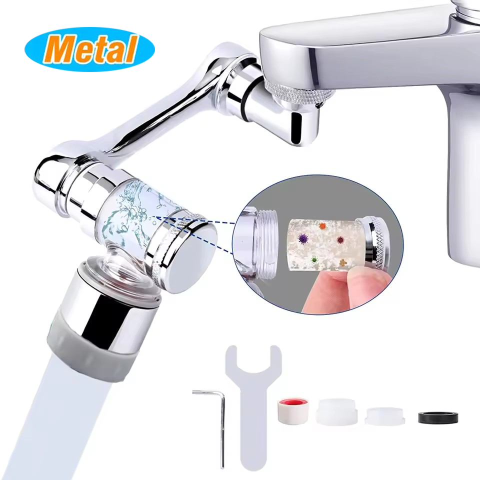 Basin Mixer Tap - موسع صنبور معدني عالمي مع فلتر