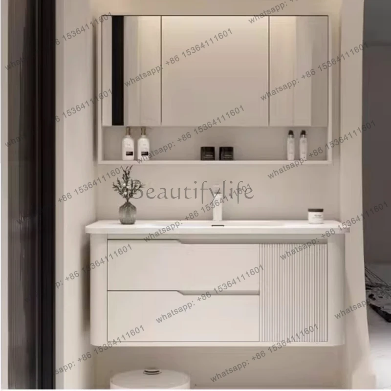 Home Bathroom Vanity Combo - خزانة حمام LSClassic بتصميم نورديك، خزانة