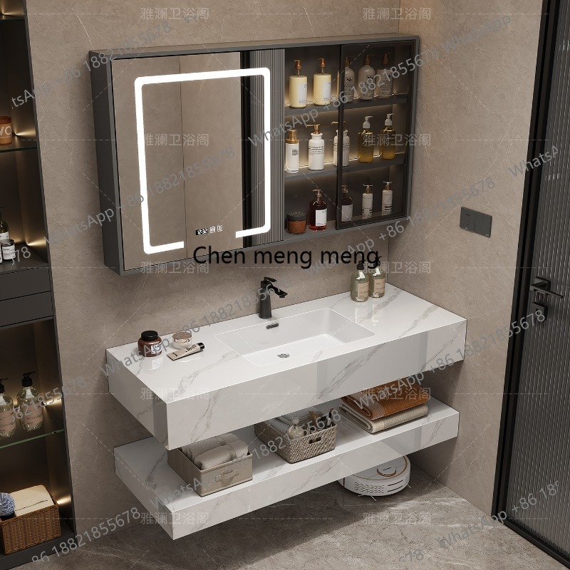 Home Bathroom Vanity Combo - خزانة ورقية بأدراج، ديكورات عصرية فاخرة،