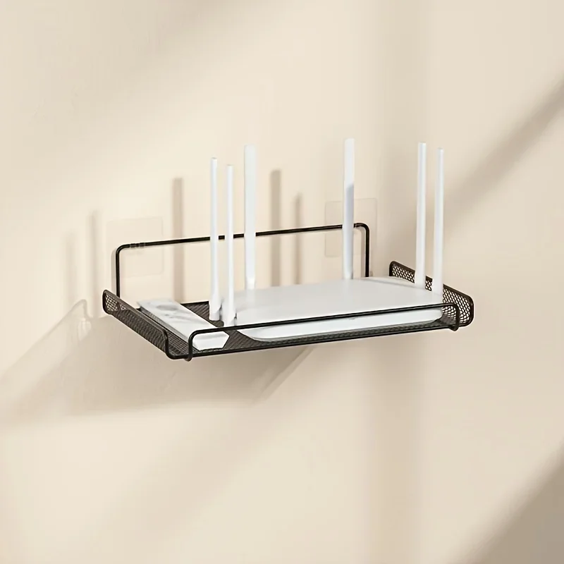 Home Bathroom Organizer - رف راوتر من الفولاذ المقاوم للصدأ