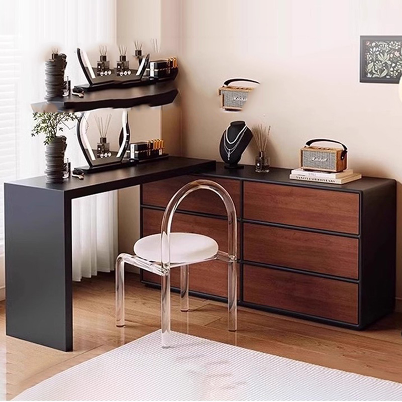 طاولة تزيين سوداء كبيرة، أثاث  - مراجعة Home Essentials Bathroom Storage وسعره