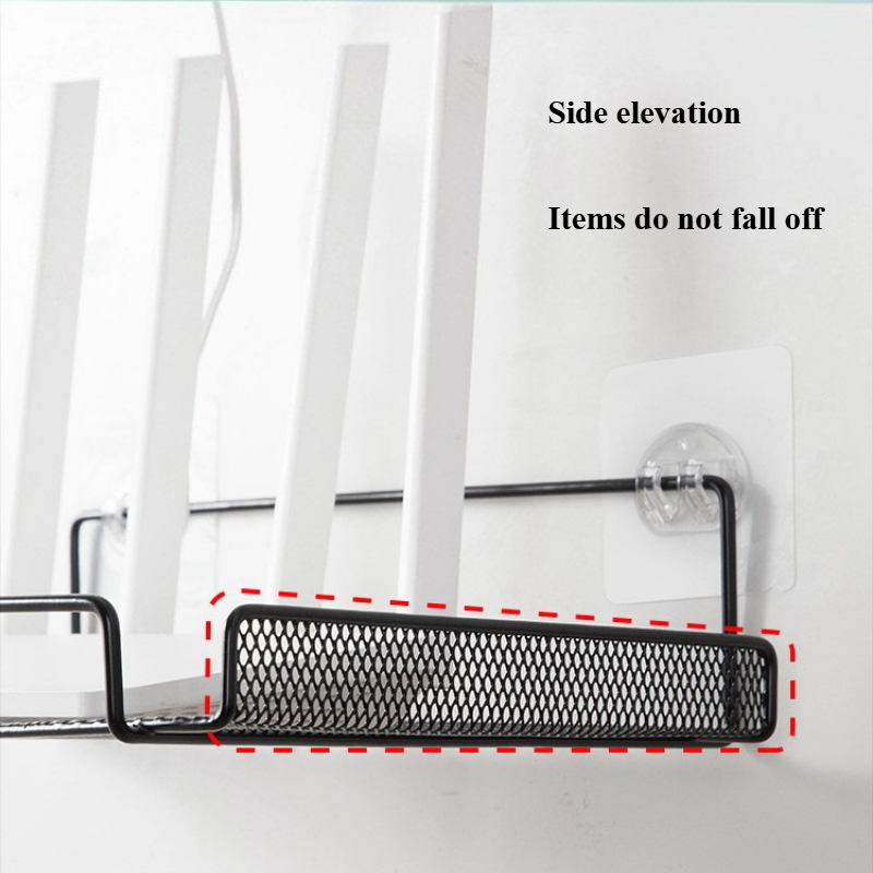 رف تخزين معدني شبكي لجهاز الرا - مراجعة Home Bathroom Organizer وسعره