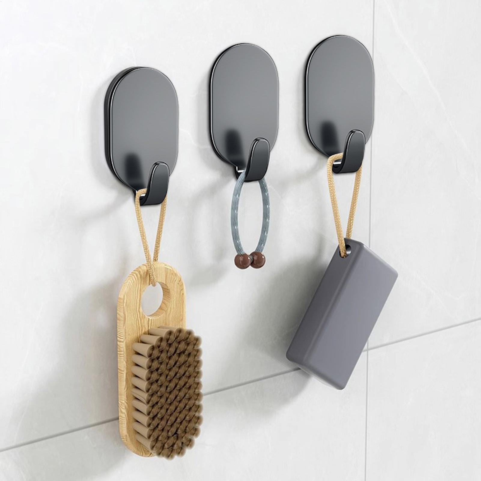 خطافات لاصقة قوية ومقاومة للما - مراجعة Home Bathroom Organizer وسعره