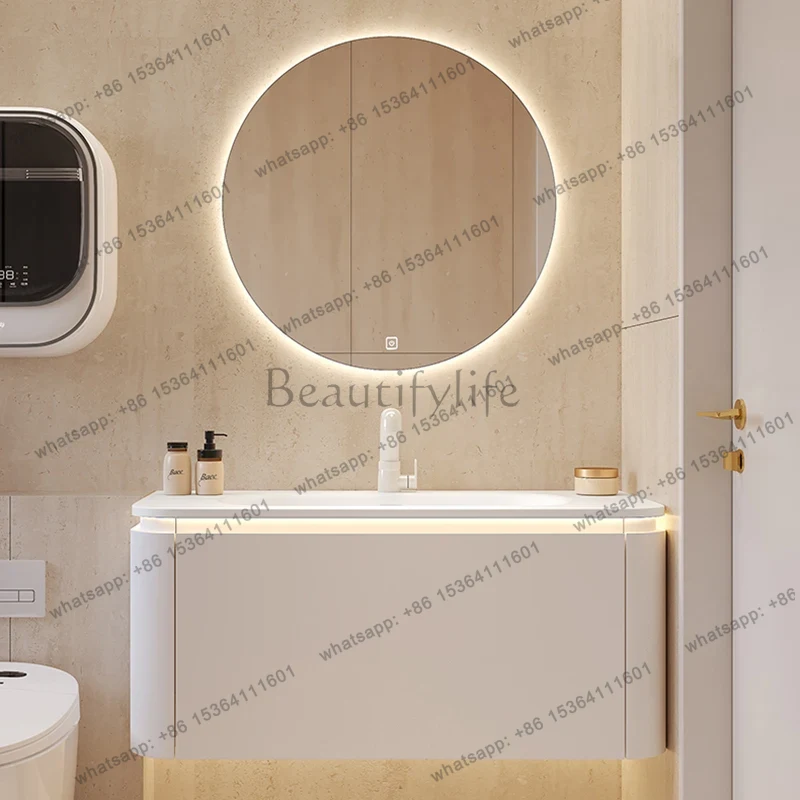 خزانة حمام خشبية مقاومة للماء  - مراجعة Home Bathroom Vanity Combo وسعره