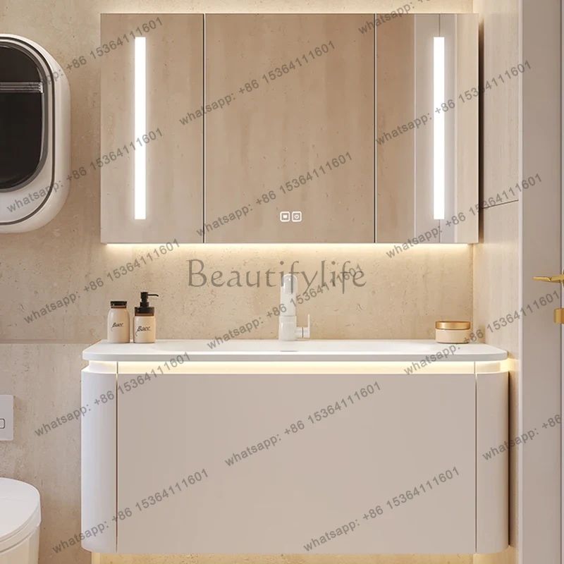 خزانة حمام خشبية مقاومة للماء  - مراجعة Home Bathroom Vanity Combo وسعره